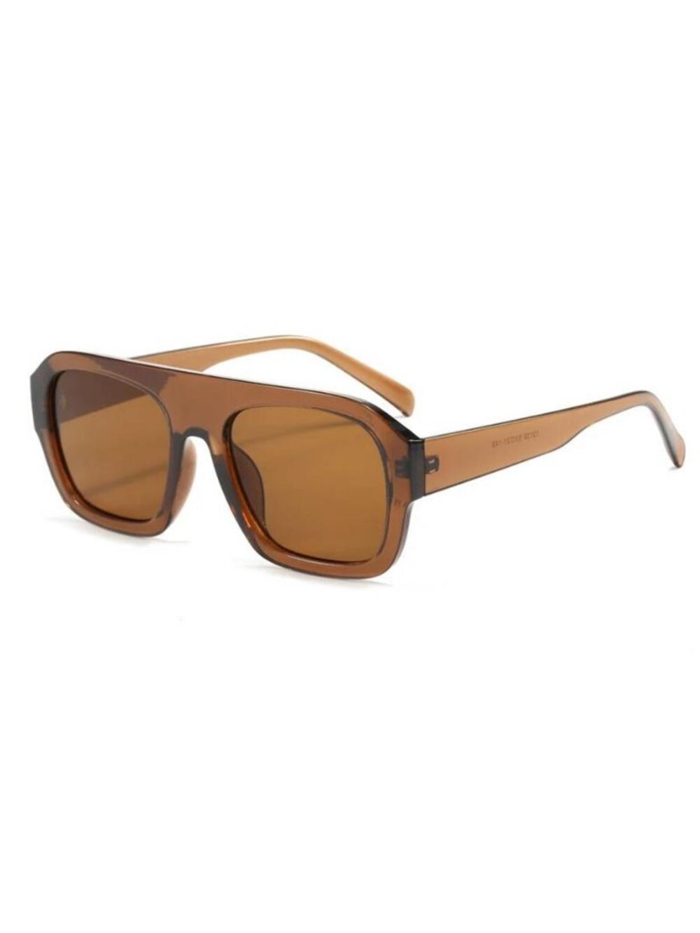 Classic Rectangular Large Frame SunGlasses - Picture 2 of 2